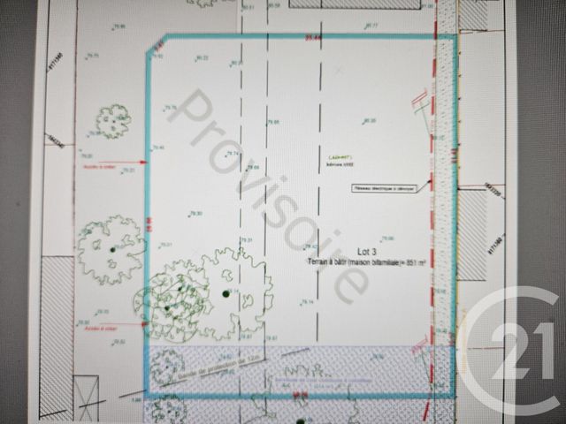 terrain à vendre - 851.0 m2 - IGNY - 91 - ILE-DE-FRANCE - Century 21 La Verte Vallée